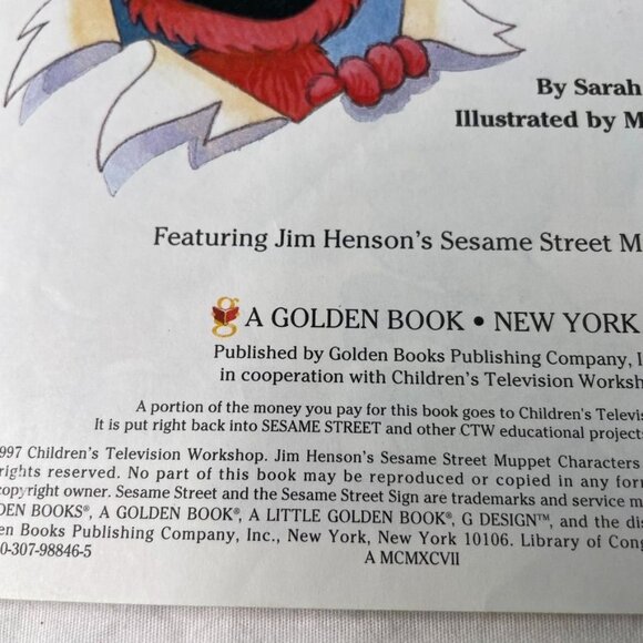 Elmo Little Golden Book Sesame Street Series Set 2 Childrens Stories u - Picture 6 of 14